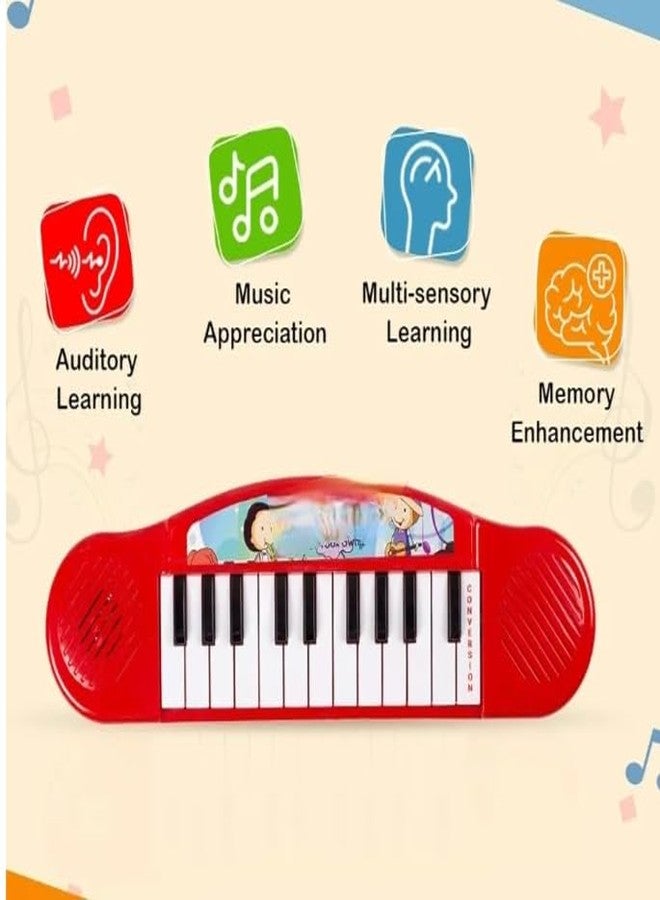 Manos Piano Musical Toy with Two Colour Button Pack of 1 - Image 2